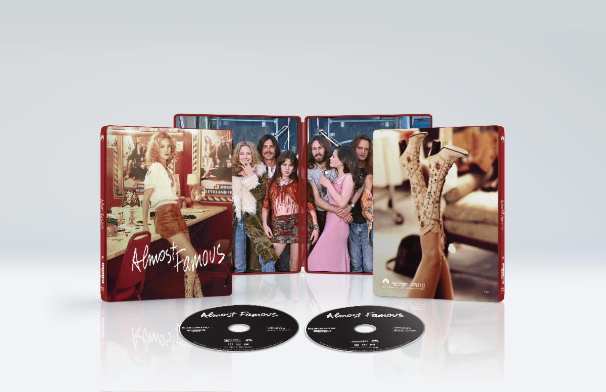 ALMOST FAMOUS arrives for the first time on 4K Ultra HD in a limited-edition Steelbook on July 13, 2021 from Paramount Home Entertainment