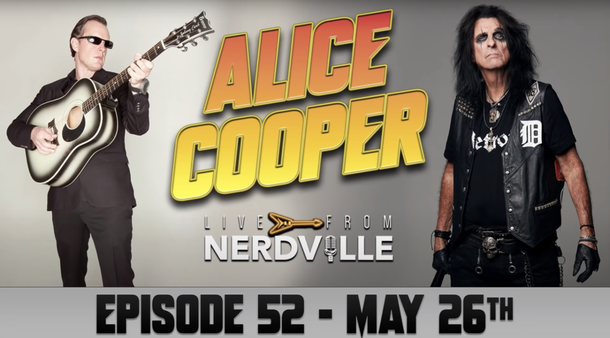 Alice Cooper interviewed by Joe Bonamassa on ‘Live From Nerdville’