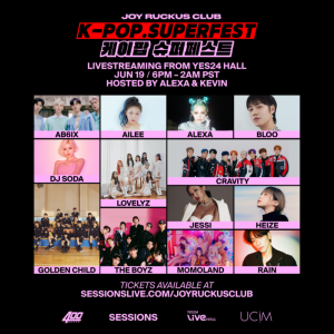 K-Pop SuperFest Presented by Sessions with Joy Ruckus Club on Saturday, June 19