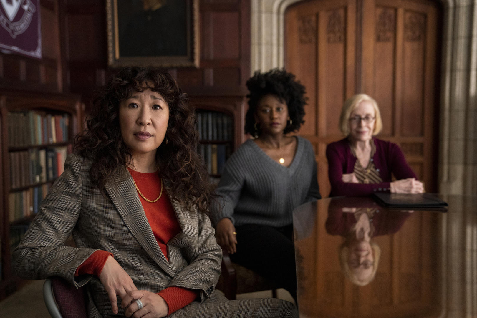 NETFLIX UNVEILS SNEAK PEAK OF ALL-NEW COMEDY “THE CHAIR,” STARRING SANDRA OH AND DEBUTING AUG. 20