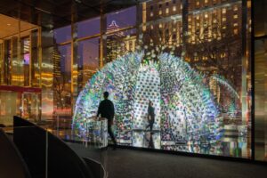 Downtown workers invited to escape in the Holographic Garden