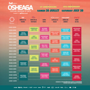 OSHEAGA | THE DAILY SCHEDULE IS UNVEILED 💥