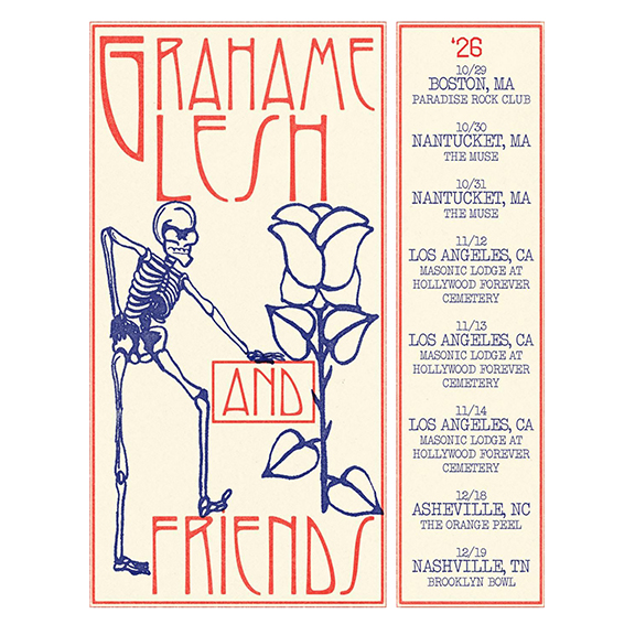 GRAHAME LESH & FRIENDS 2026 CONCERTS